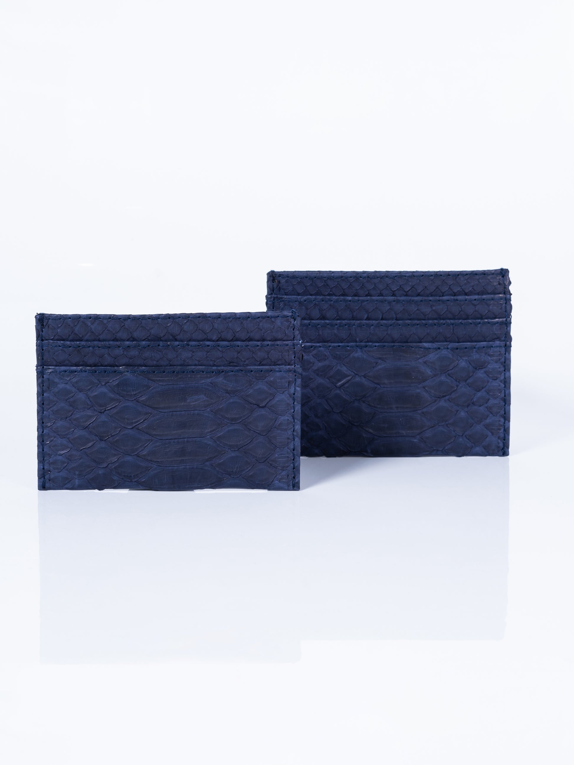 PLUTUS Card Holder - Dark Blue - small and large 