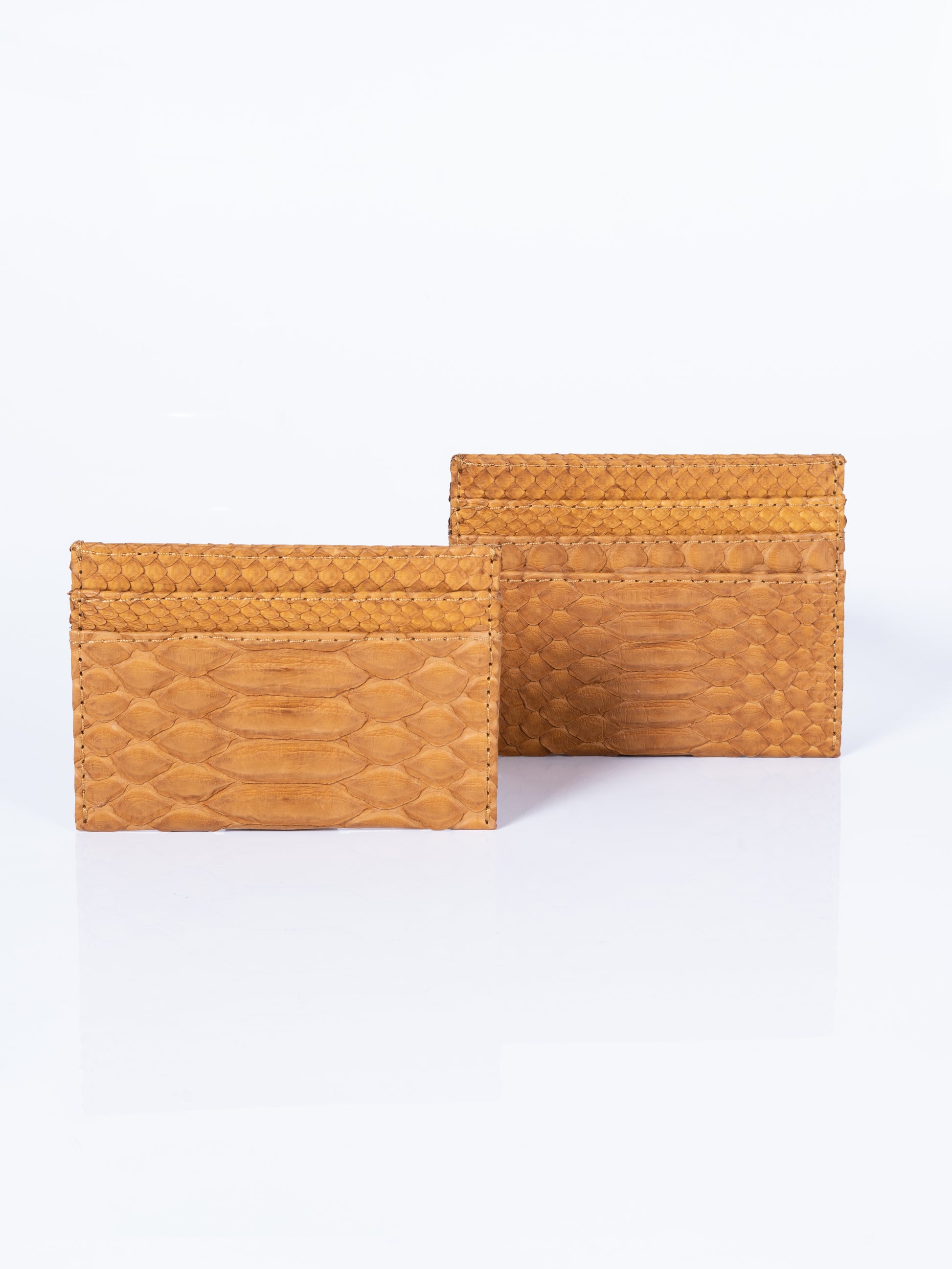 PLUTUS Card Holder - Mustard - small and large