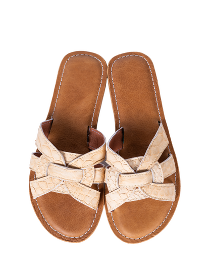 BOUDICA Cream Hatch Sandals